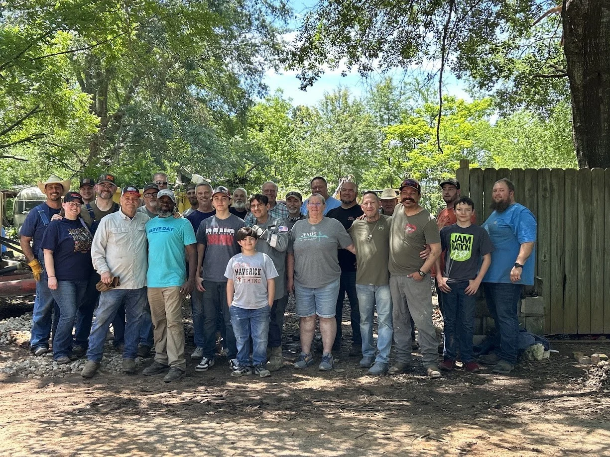 Connect Longview volunteers from New Covenant Church at a workday